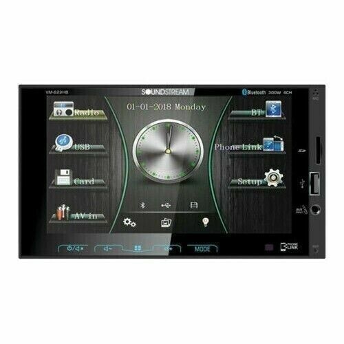 Soundstream VM-622HB 2-DIN Digital Media Receiver w/ Bluetooth 4.0 - Picture 3 of 7