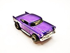 Tyco Purple '57 Chevy NOS Body Running Chassis
