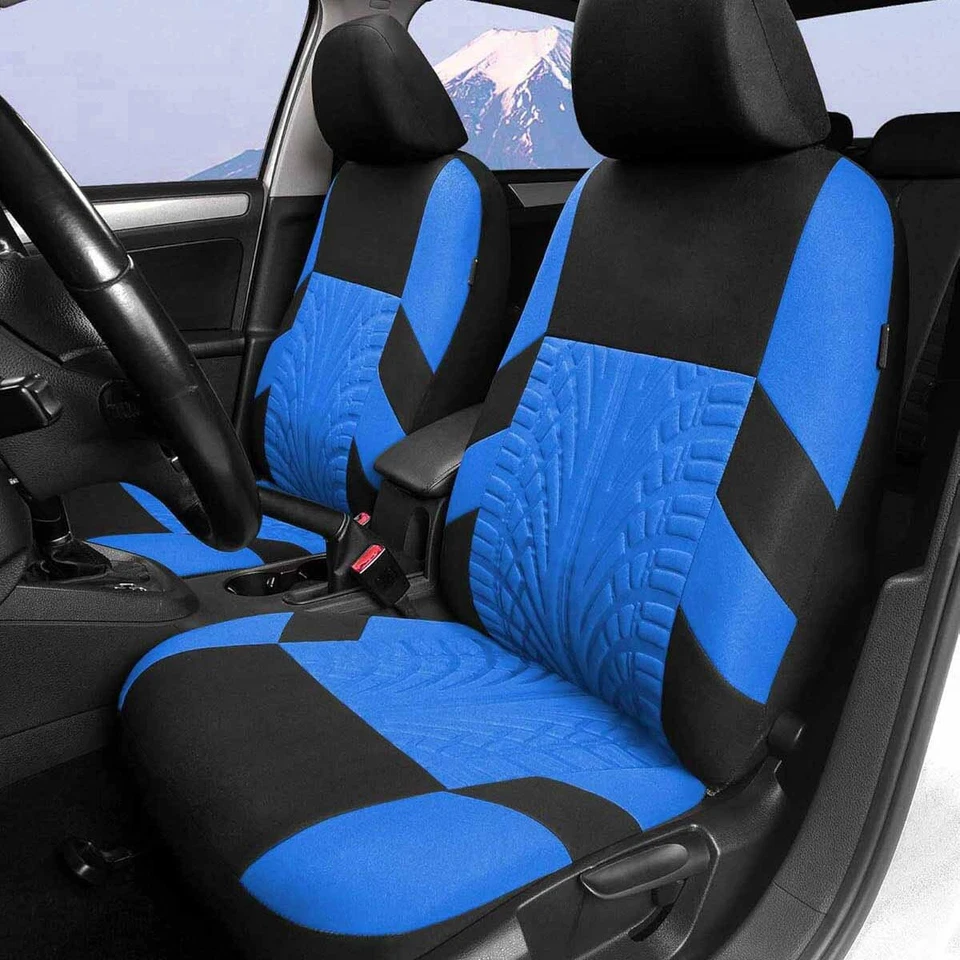 Car Seat Covers Front Full Set Cloth Cushion Protectors For Ford Explorer Escape Foto 3 de 4