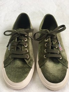 superga velvet green