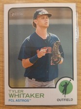2022 TOPPS HERITAGE MINORS TYLER WHITAKER #37 HOUSTON ASTROS 