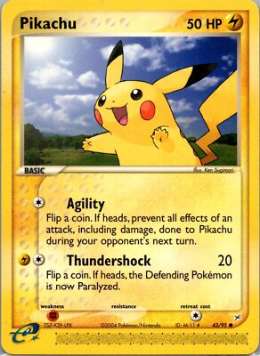 Team Magma vs Team Aqua #43/95 Pikachu