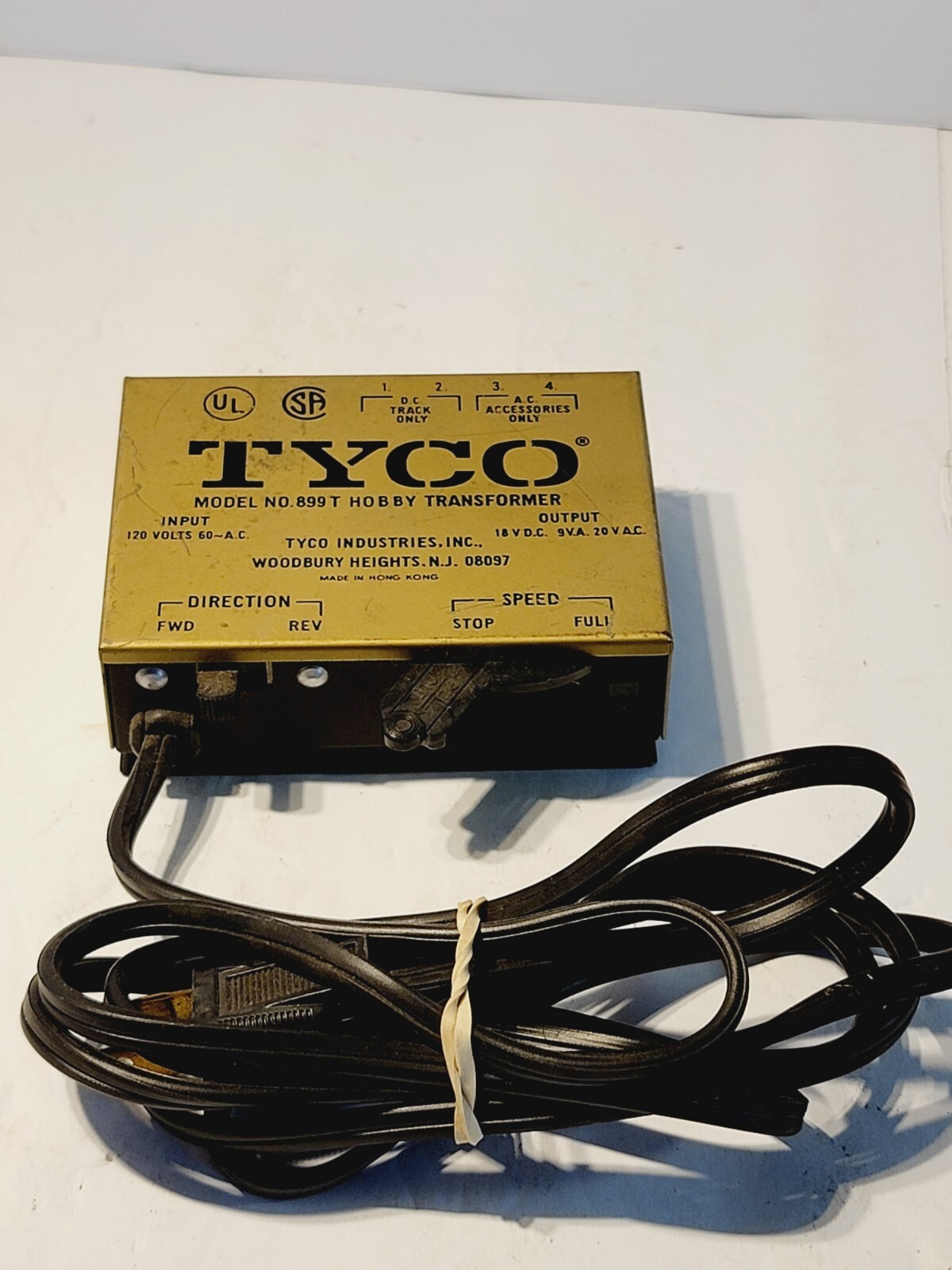 Vintage TYCOHO Scale Model 899BP Hobby Transformer Railroad Train