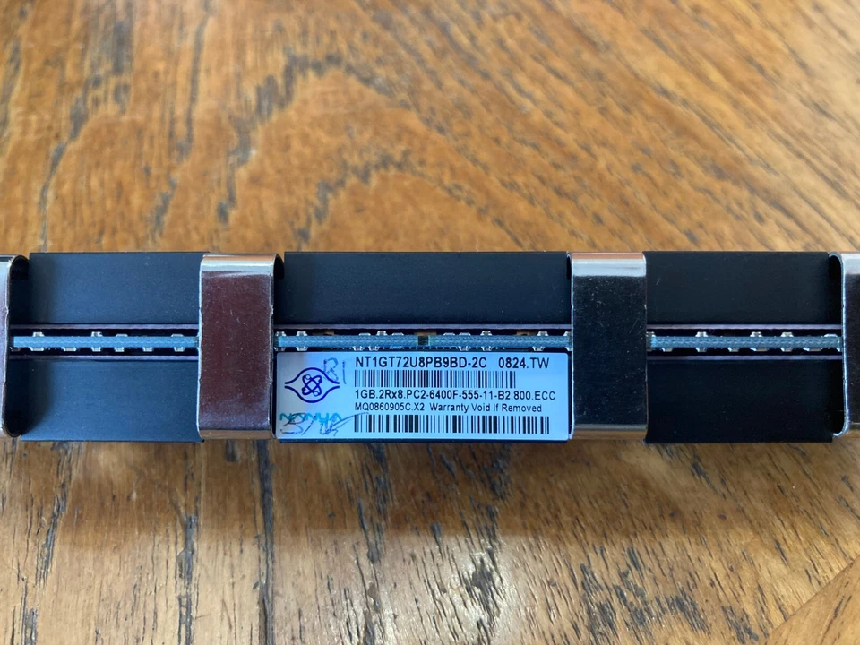 1GB RAM 800mhz DDR2 PC2-6400 FB-DIMM 240 pin ECC from Mac Pro 3,1 (early 2008) - Image 2 of 3