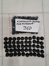 Lot of 50 PCS BLACK ANALOG STICKS, CONTROLLER JOYSTICK CAP FOR MICROSOFT 360