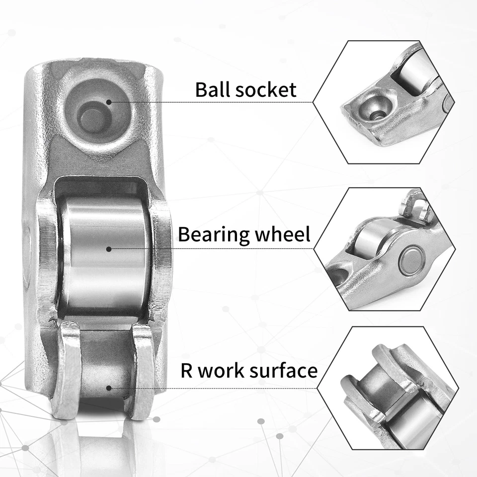 Brazos basculantes EPChunMi 8 piezas para Dodge 06-10 se adapta al motor Chrysler 2,7 L V6 Foto 4 de 4