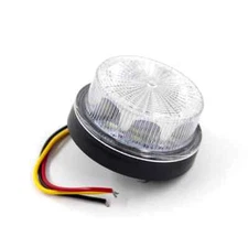 12V 24V 12 LED Round Warning Flashing Strobe Emergency Light Lamp Truck