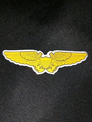 3 INCH NAVAL FLIGHT OFFICER  STICKER 