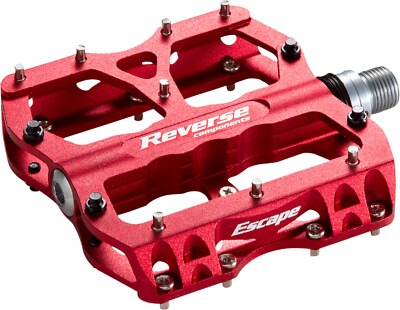 Reverse Escape Pedal - Plattform Aluminium - MTB - Rot - 406 g / Paar