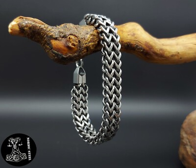 Armband Edelstahl Panzerkette Panzerarmband Stainless Steel Biker Rocker NEU