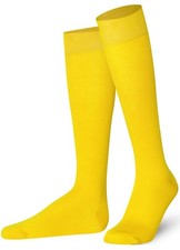 Mysocks Unisex Knee High Socks Plain, Combed Cotton, Seamless Toe