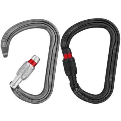 Petzl WILLIAM HMS SCREW-LOCK Karabiner Asymmetrisch Schraubverschluss Klettern