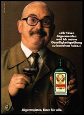 Jägermeister #2126 - Reklame Werbeanzeige Original-Werbung 1981