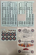 Vtg Yellow Wing Decals 48-001 TBD-1 Devastator War Airplane 1/48 Model (XU3)