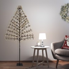 The Christmas Workshop Light-Up Starburst Christmas Tree / 1.8m Twinkling Tree