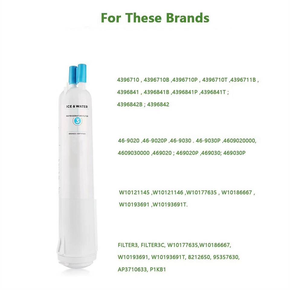 Pour les Éléments Filtrants Du Réfrigérateur EDR3RXD1, Filtre 3 Filtre