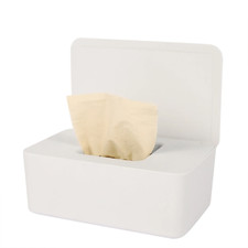 Dustproof Wipes Dispenser Portable Wet Tissue Box Storage Box With Lid Organizer