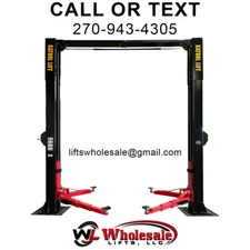 New KATOOL KT-M150D 15,000lb Symmetric Clearfloor 2-Post Lift