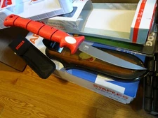 BUBBA BLADE 7" BLADE TAPPERED FLEX FILLET KNIFE O.A 15" FOLDING 440HC BLADE SAFE