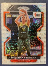 2022 PANINI PRIZM WNBA WHITE SPARKLE #175 Breanna Stewart Seattle Storm