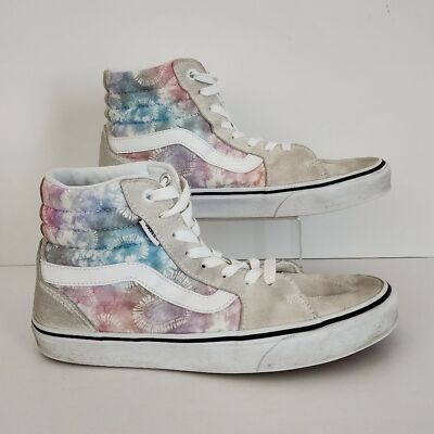 Vans Filmore High Top Tie Dye Sneakers Streetwear Retro Shoes Women's Size 8