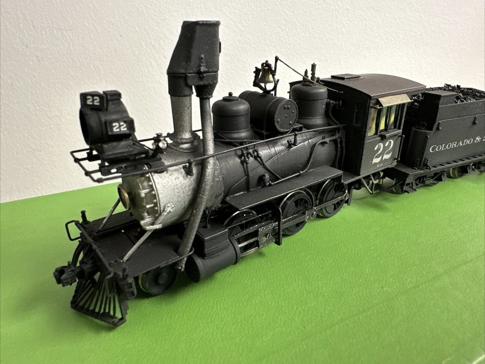 Overland Models Sn3 OMI-1655 Colorado & Southern 2-6-0 #22 Pro-Paint Runs Well! - Image 3 of 4