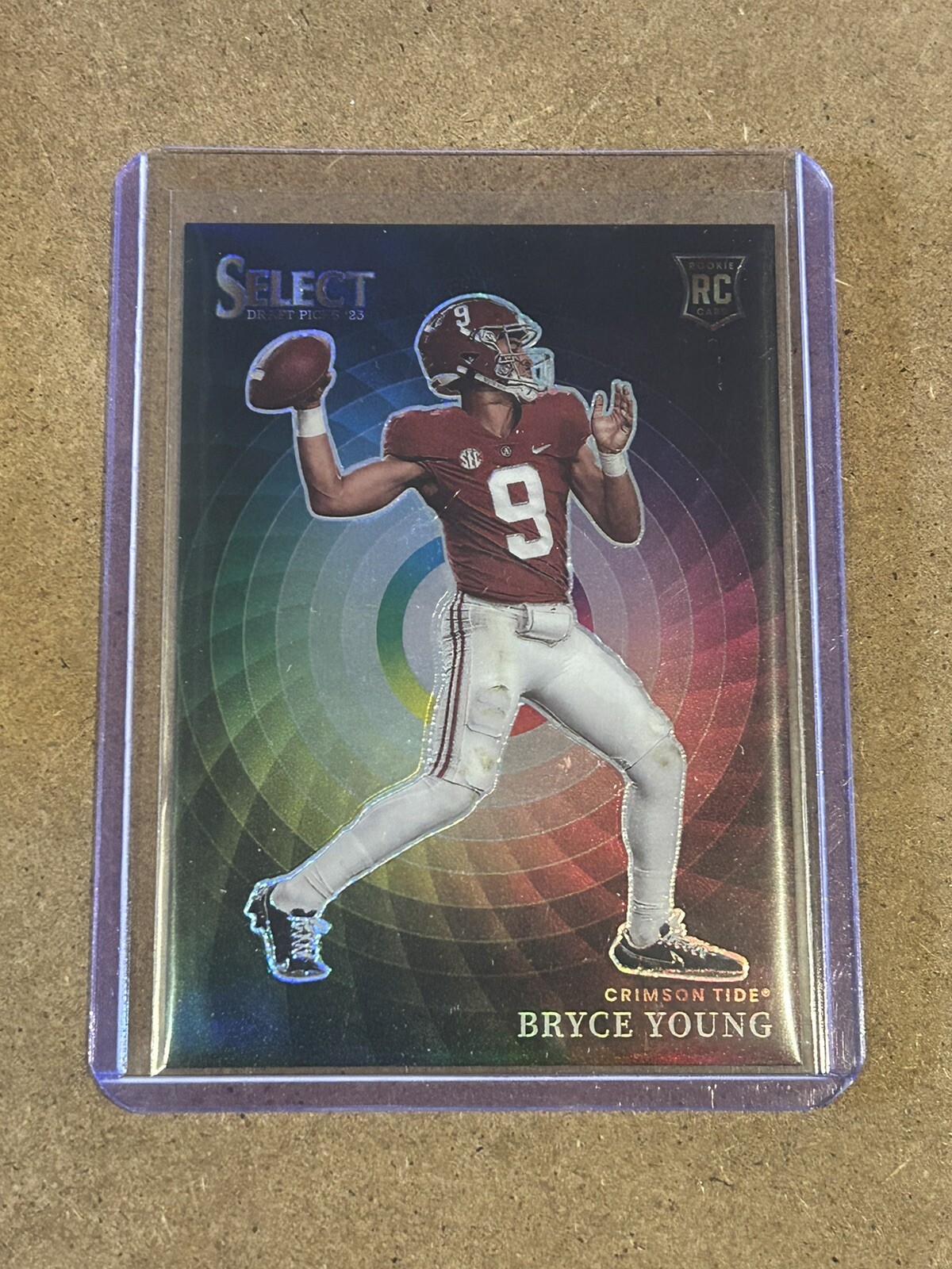 2023 Panini Select Draft Picks Color Wheel Bryce Young #CW-BY Rookie RC Sh