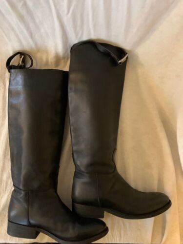 Tony Mora black riding boots 38. US 8 - Picture 2 of 12