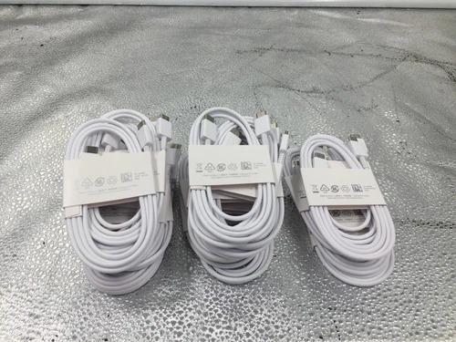 Lot of 25 NEW Samsung EP-DN980 USB-C to USB-C 3ft Fast Charging Sync Cable