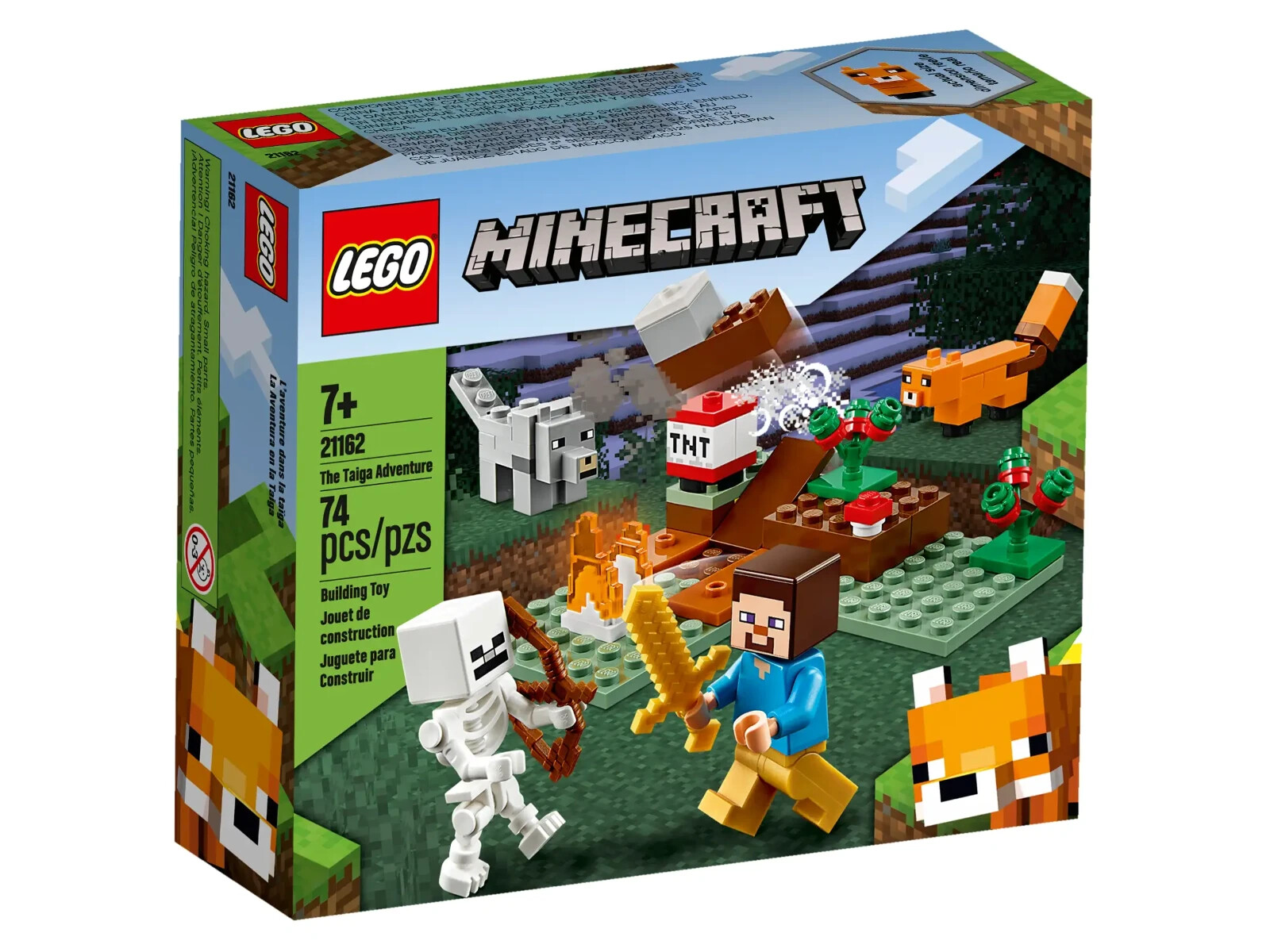 Lego 21162 - Minecraft Avventura nella Taiga - Nuovo (New)