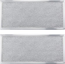 Microwaves Grease Filter Replacement: 13" X 6", for Whirlpool GE, Pack of 2
