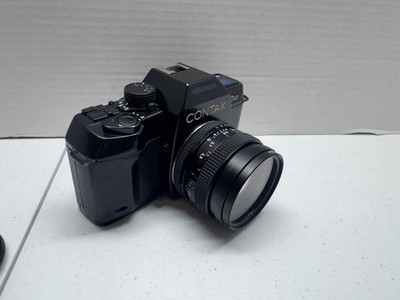 Contax 167MT 35mm SLR Camera Bundle FILM TESTED Carl Zeiss Planar 50mm f/1.7 T*