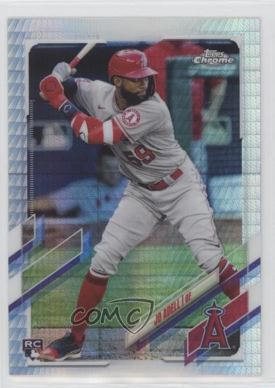 2021 Topps Chrome Prism Refractor Jo Adell #142 1fa0