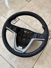 Steering wheel for Vauxhall Insignia professionally retrimmed fully refurbished