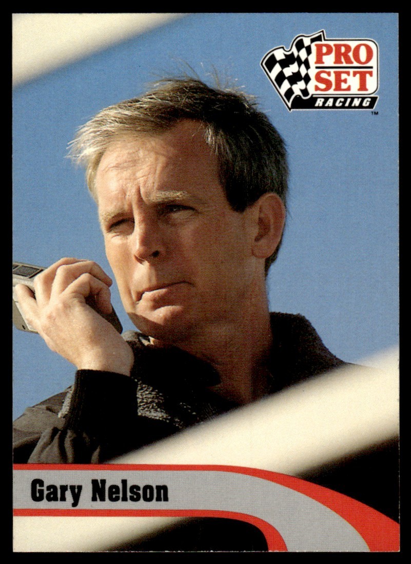 1992 Pro Set Racing Card Gary Nelson #189 9418