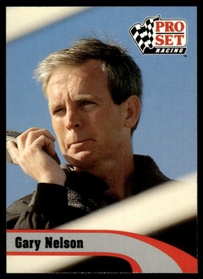1992 Pro Set Racing Card Gary Nelson #189 9418