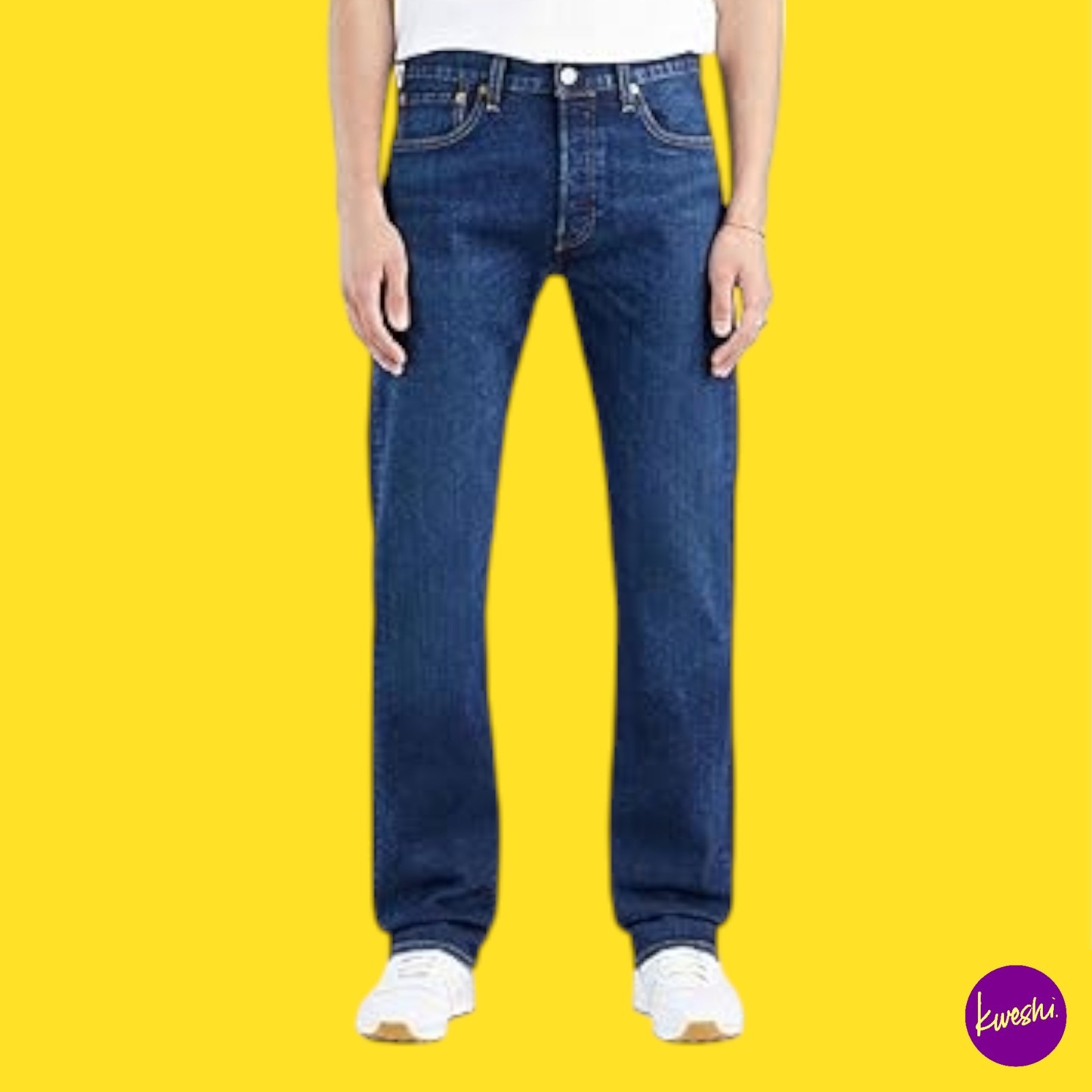 LEVI'S Men's 501 Original Fit Jeans, Cotton, Do The Rump, 34W x 34L