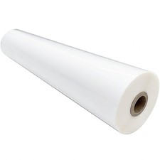 17.3 in x 656 ft Glossy Thermal Laminating Film, 1" Poly-in Core for Hot Roll...