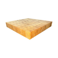 Handmade End Grain Wood Butcher Block Large Reversible Cutting Board 13.5x14.1x2