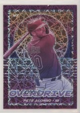 2021 Panini Chronicles Overdrive Purple Velocity Prizm Pete Alonso #22 0hk3