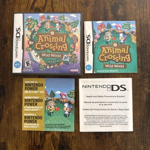 Animal Crossing: Wild World Case And Manuals Only  (Nintendo DS, 2005) No Game