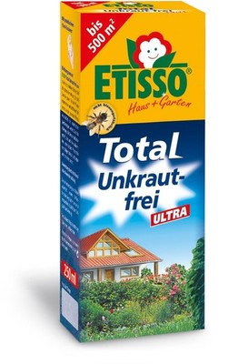 ETISSO Total Unkraut-frei ULTRA  250ml gegen Unkraut Unkrautex Unkrautvernichter