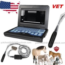 Portable Laptop Machine Digital Ultrasound Scanner 7.5M Rectal Probe for Animals
