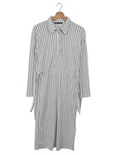 ZARA Abito a maniche lunghe Donna Abito Taglia IT 40 bianco-nero stile casual