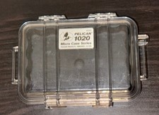 Pelican Case 1020 Micro Case Series Clear With Black Foam Made In USA - TESTED