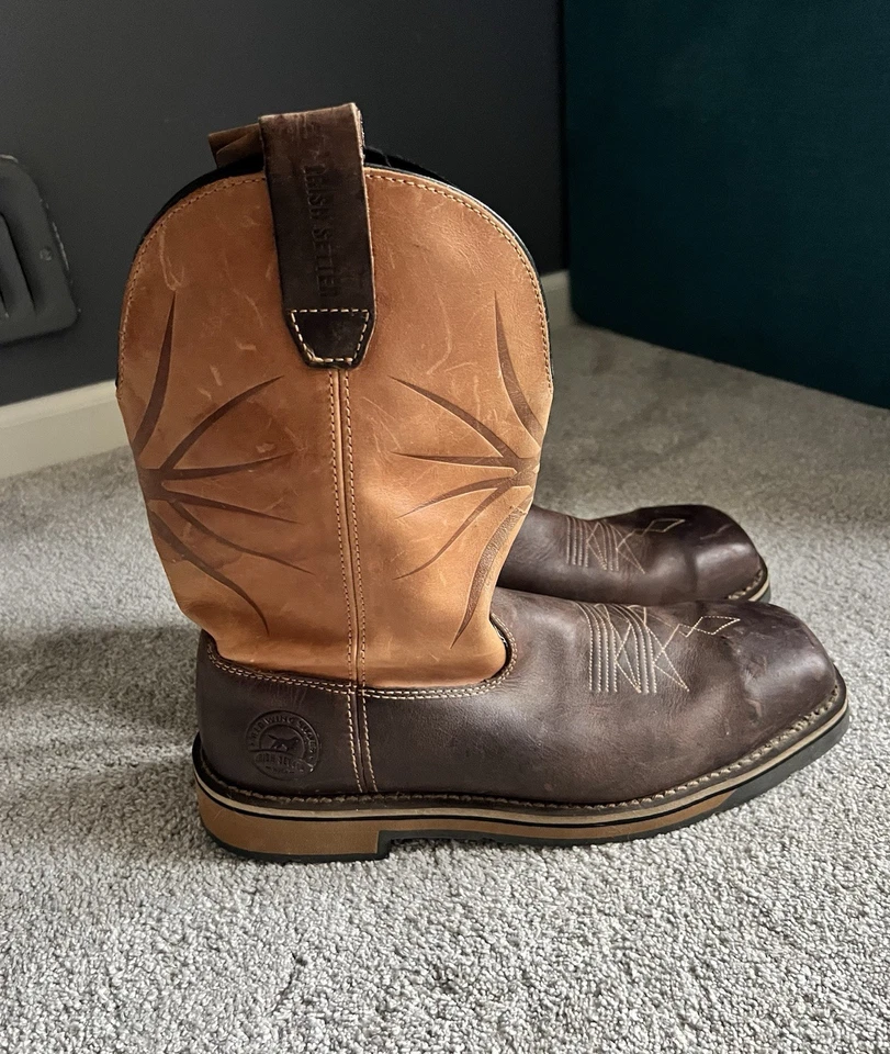 Red Wing Irish Setter Walker Men’s Size 12 Boots Cowboy Western Work Steel Toe - Image 2 of 4