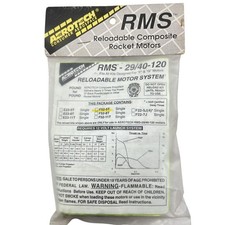 AeroTech RMS-29/40-120 F52-5T Reloadable Rocket Motor Module 12V System Vintage