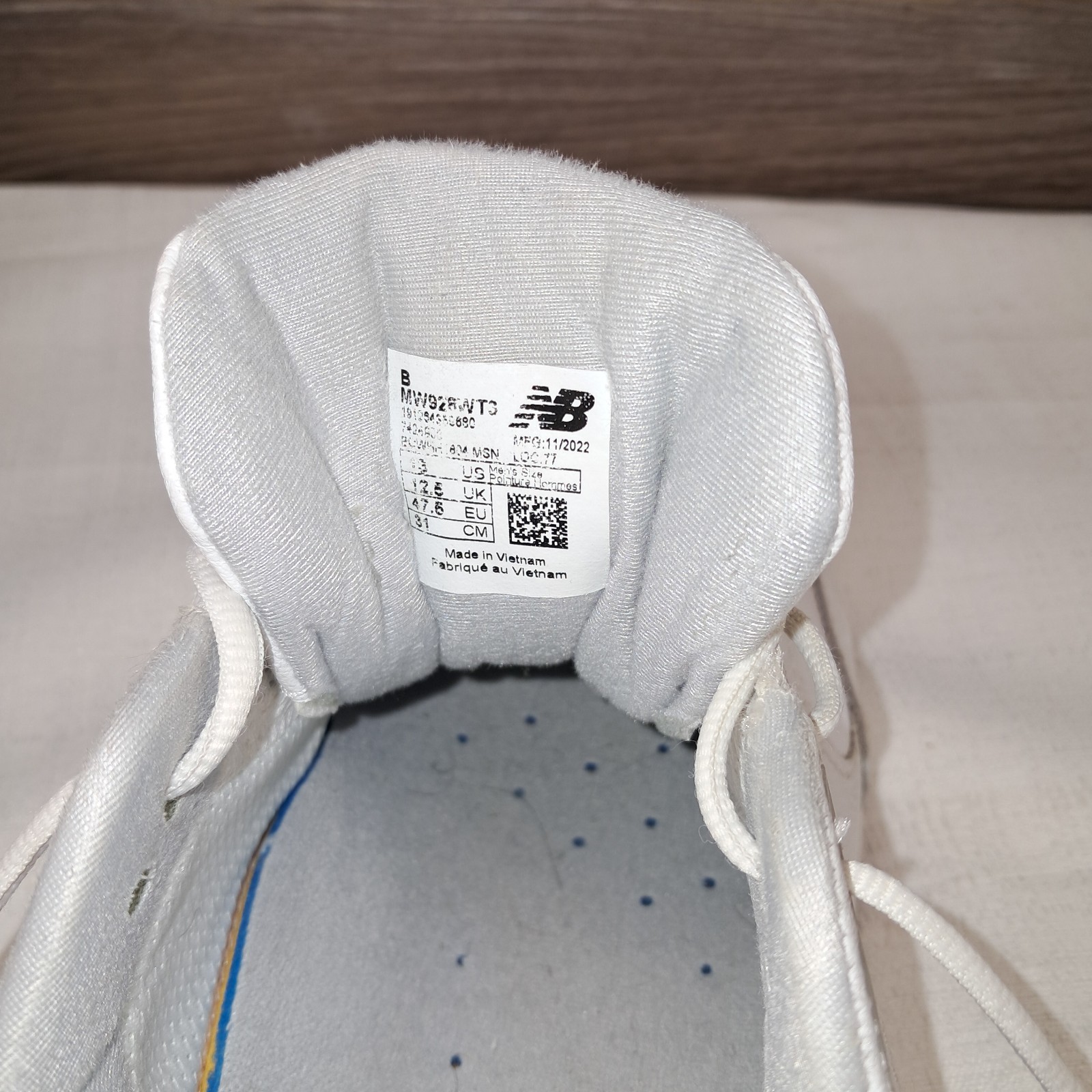 New Balance 928v3 White Leather Comfort Walking Shoes Mens Size 13 B width thumbnail 13