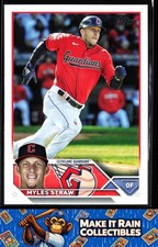 Myles Straw 2023 Topps Series Two #474 Cleveland Guardians Baseball