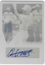 Oneil Cruz 2018 LEAF ULTIMATE DRAFT AUTOGRAPH CARD Pirates AUTO 1/1 yellow plate